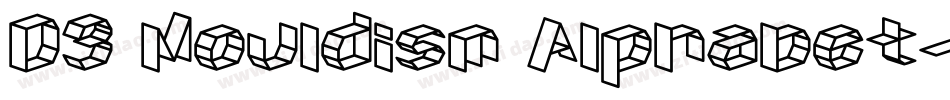 D3 Mouldism Alphabet字体转换